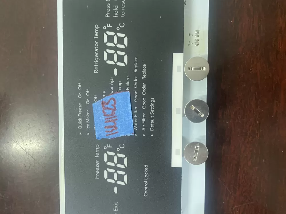 Frigidaire A05860726/A Refrigerator Control Board Display AZ47578 | KM1623
