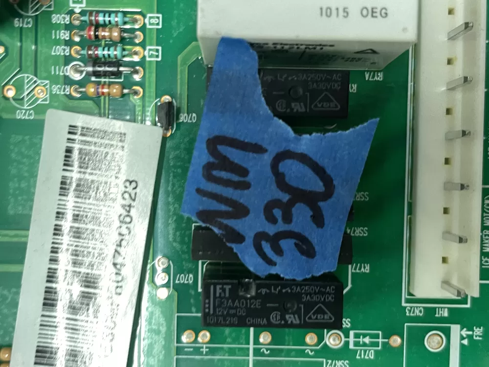 Samsung DA41 00538M Refrigerator Control Board AZ30408 | WM330