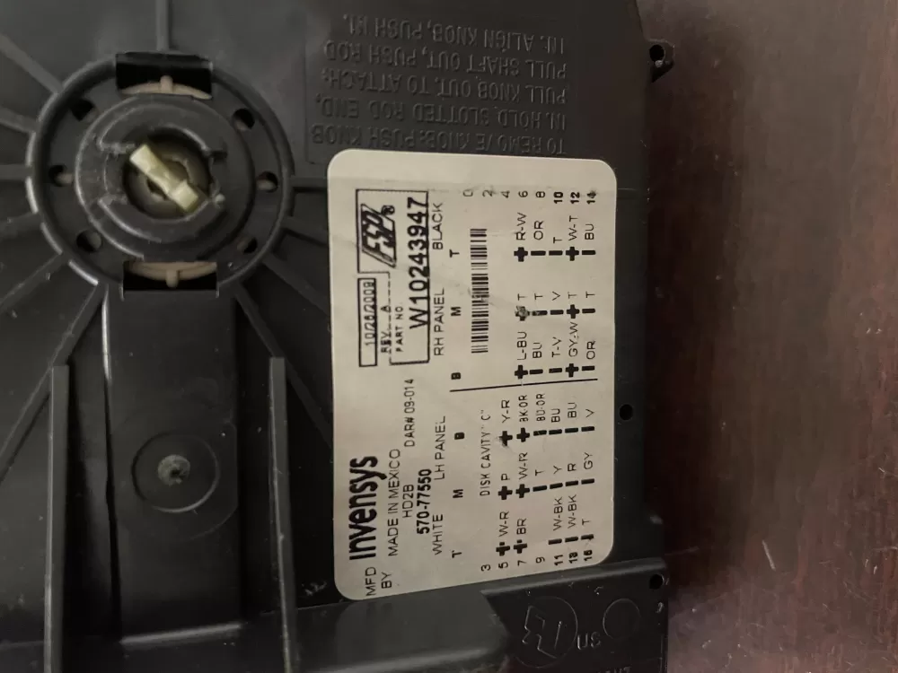 Maytag AP6017636 W10243947 WPW10243947 Washer Timer AZ45869 | KM221