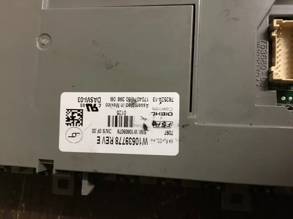 Maytag W10380488 W10464049 W10539778 Dishwasher Control Board AZ14283 | NR548