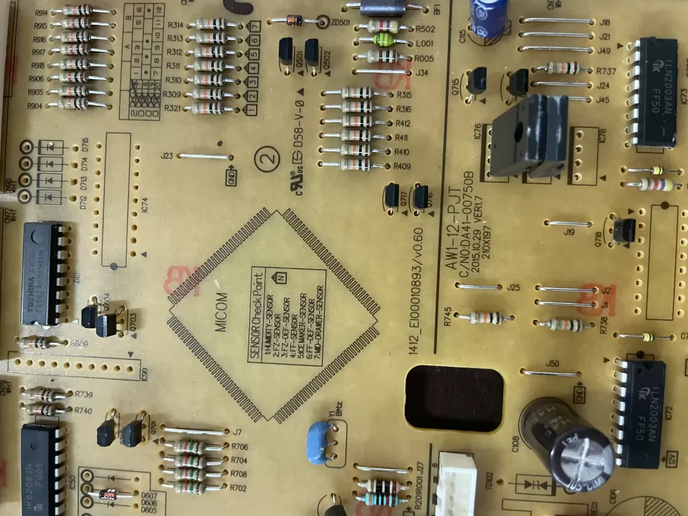 Samsung DA92 00384L DA9200384L Refrigerator Control Board AZ38707 | KM255