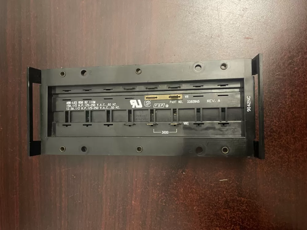 Whirlpool 3392845 Dryer Push Selector Switch Panel AZ103748 | KM2002