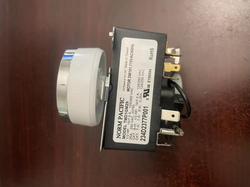 General Electric AP6027534 WE04X24551 PS11759041 234D2377P001 Dryer Timer