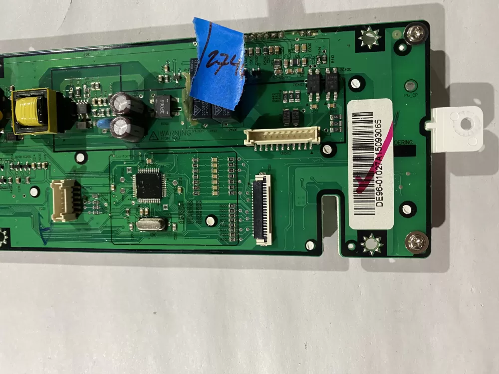 Samsung DE96 01027A Range Control Board AZ186694 | BK2746