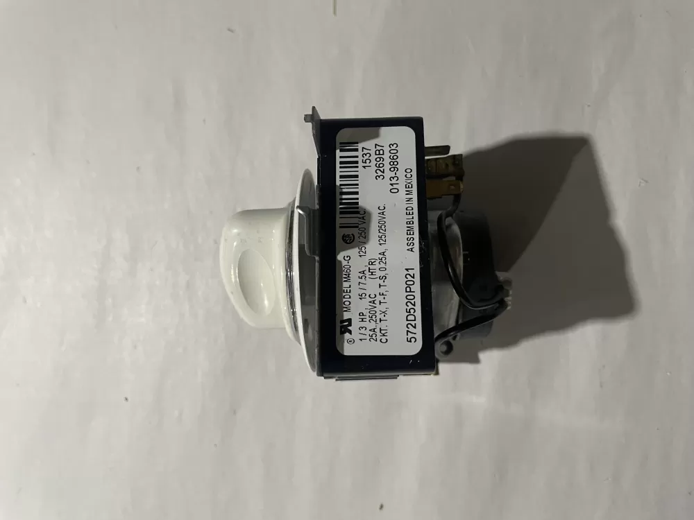 GE 572D520P021 WE4M271 Dryer Timer