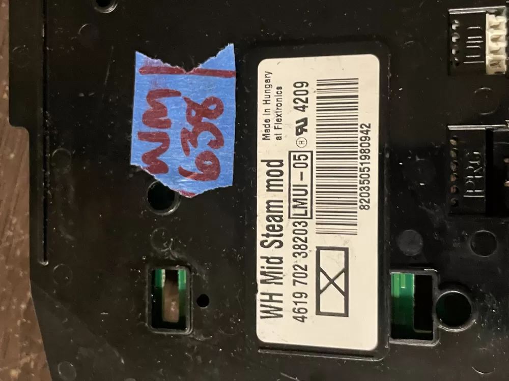 Whirlpool W10180777 Washer Control Board User Interface AZ46929 | Wm638