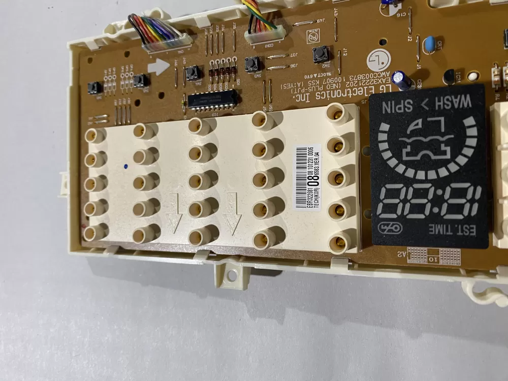 LG EBR32268108 Washer Control Board AZ191381 | BKV877