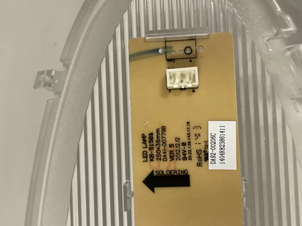 Samsung DA92 00206C Refrigerator Control Board Lamp Led White AZ226467 | Wm1429