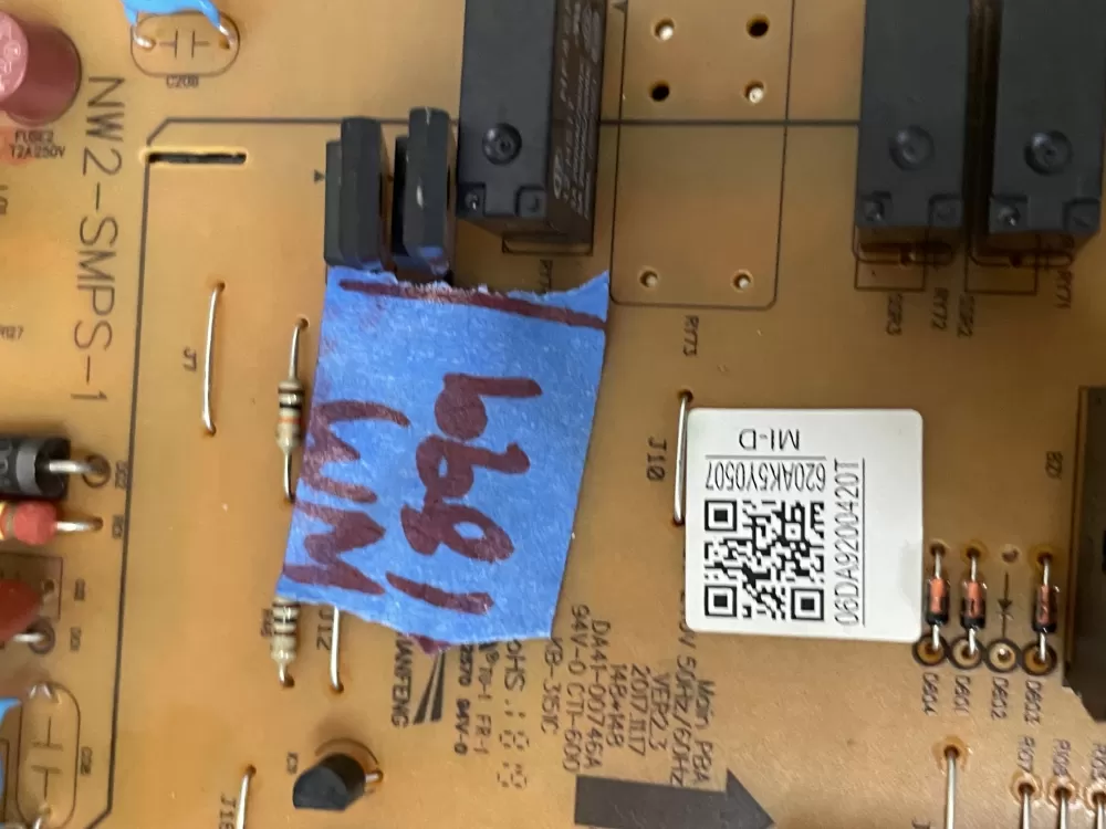 Samsung DA92 00420T DA9200420T Refrigerator Control Board AZ52360 | Wm1899