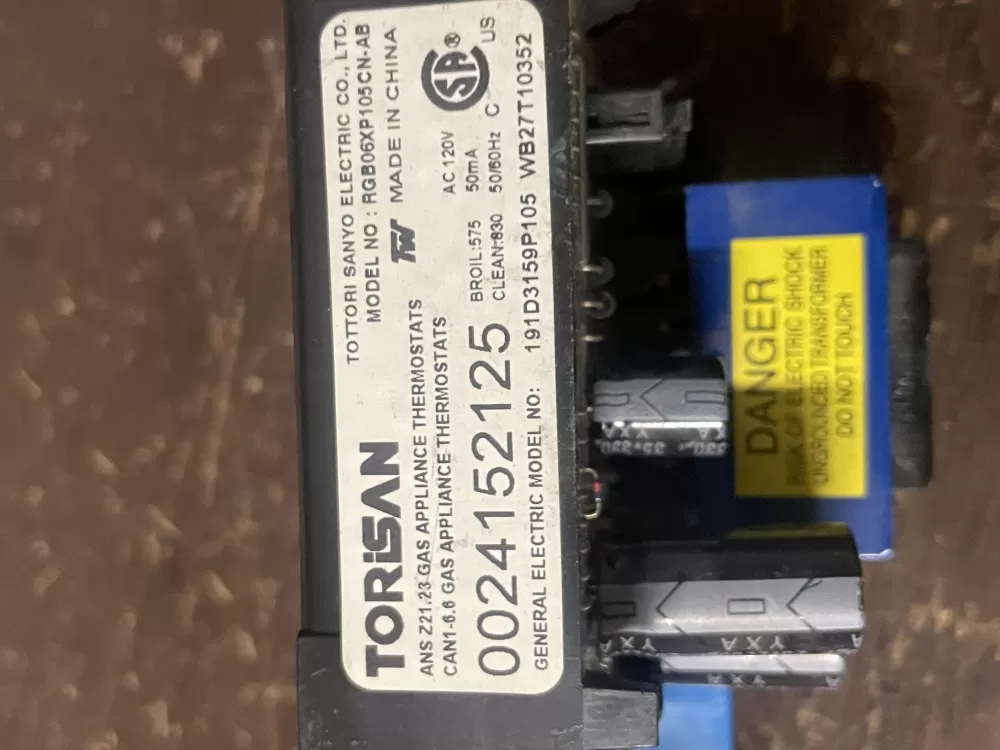 GE WB27T10352 191D3159P105 Range Oven Control Board AZ51878 | Wm1909