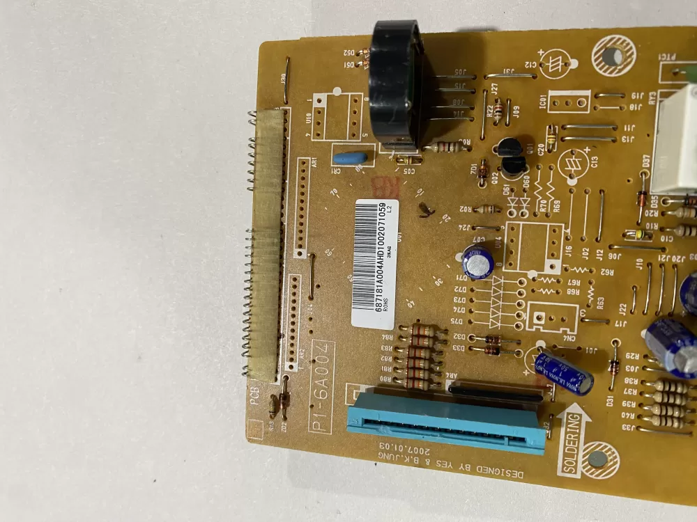 LG 687181A004A P1 6A004 Microwave Control Board AZ142196 | BK2391