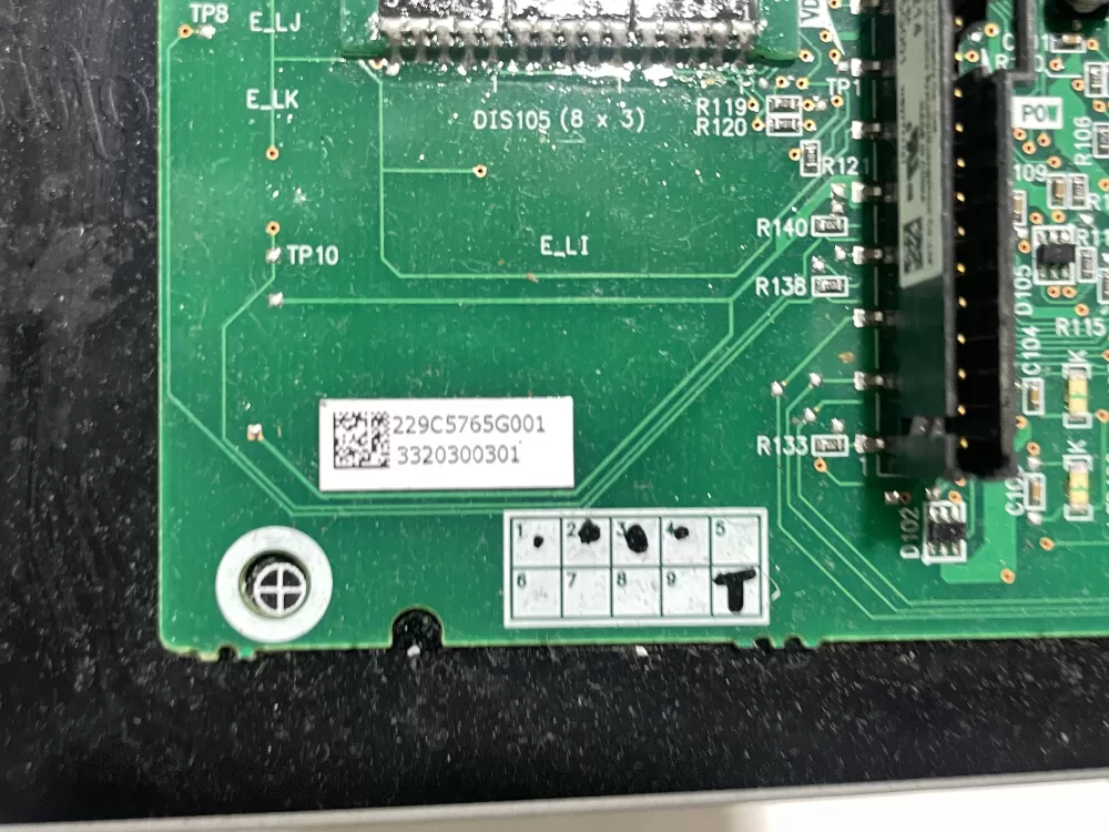 GE 229C5765G001 Range Control Board Panel AZ150463 | Wmv776