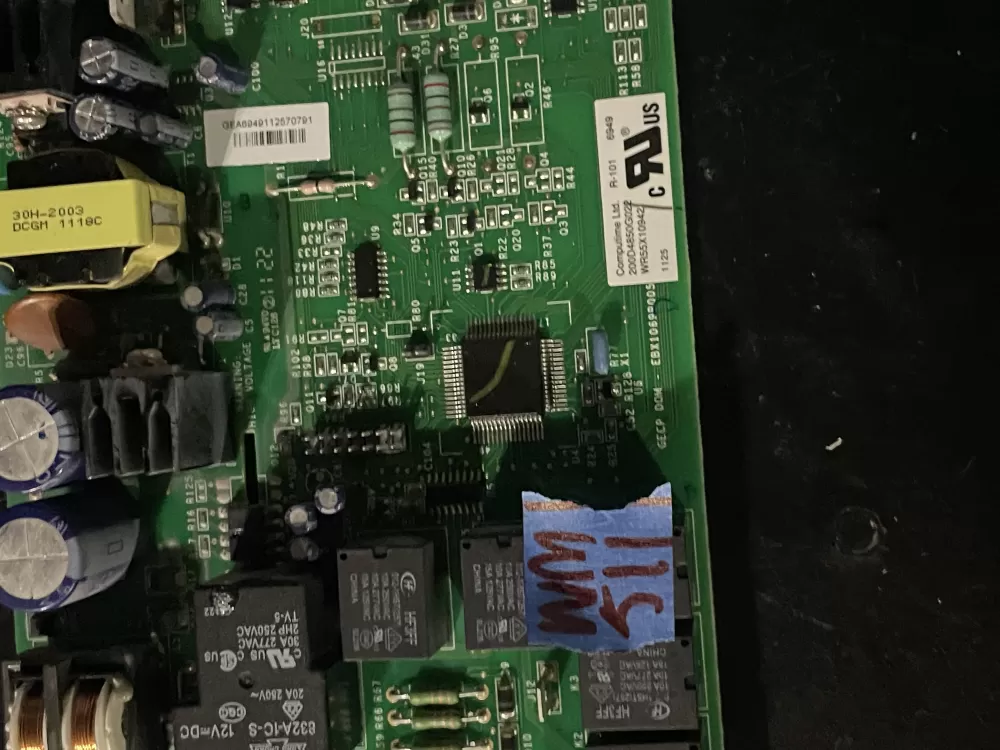 GE 200D2260G008 PD00074367 AP7188100 Refrigerator Control Board AZ38267 | Wm511