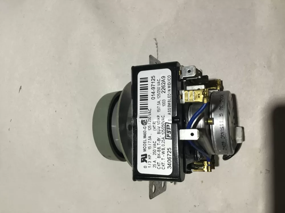 Whirlpool Maytag Amana AP6008573 3406725 WP3406725 Dryer Timer AZ155129 | BG2531