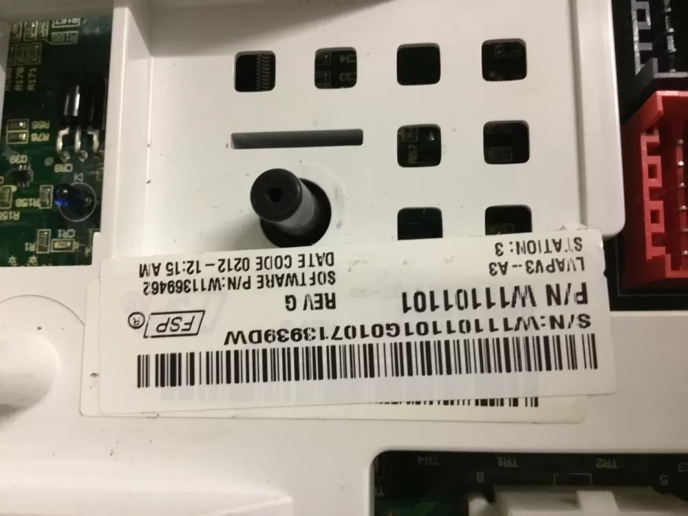 Whirlpool AP6285268 W11101101 W11170319 Washer Control Board AZ5108 | NR462
