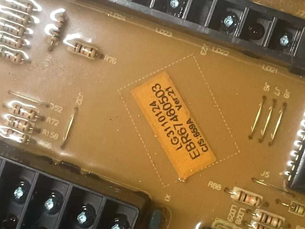 LG EBR67460503 EBR62198103 Washer Control Board AZ17405 | WMV34