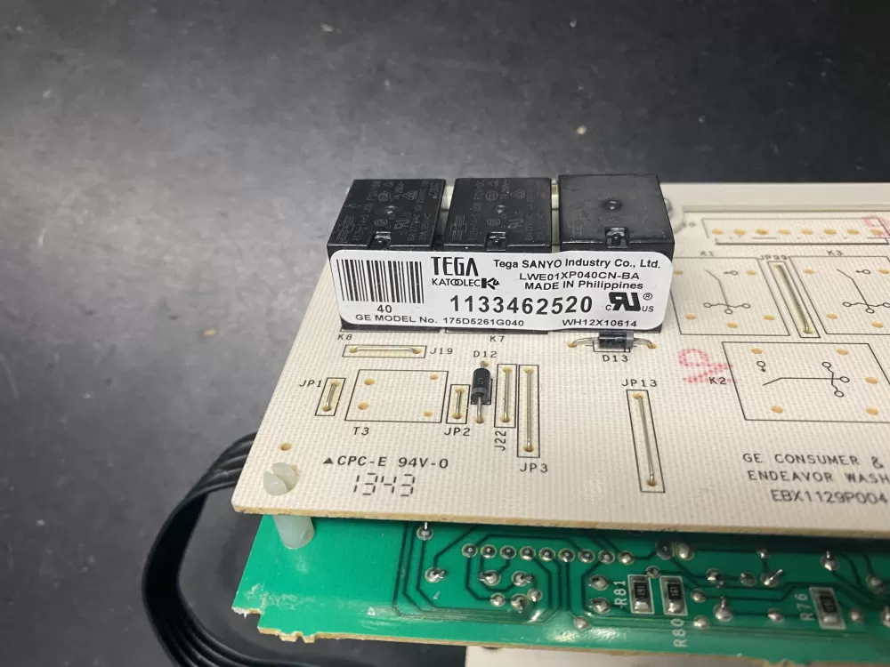 GE 175D5261G040 EBX1129P004 WH12X10614 Washer Control Board AZ21839 | BK1052