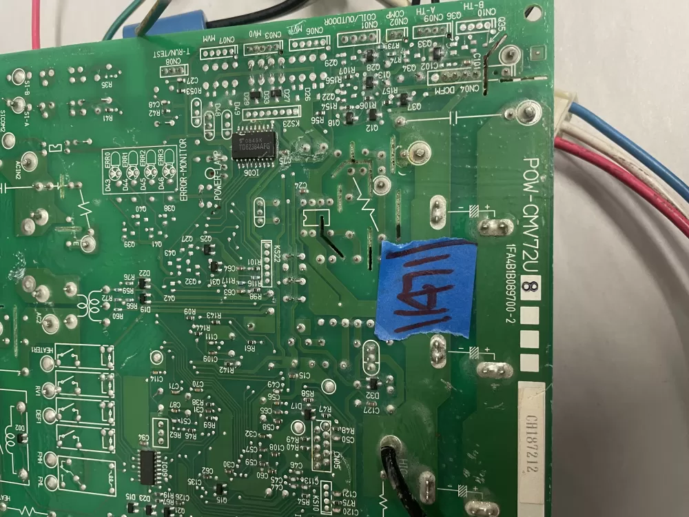 Mitsubishi 1FA4B1B089700-2 Air Conditioning Control board  AZ209820 | KMV471