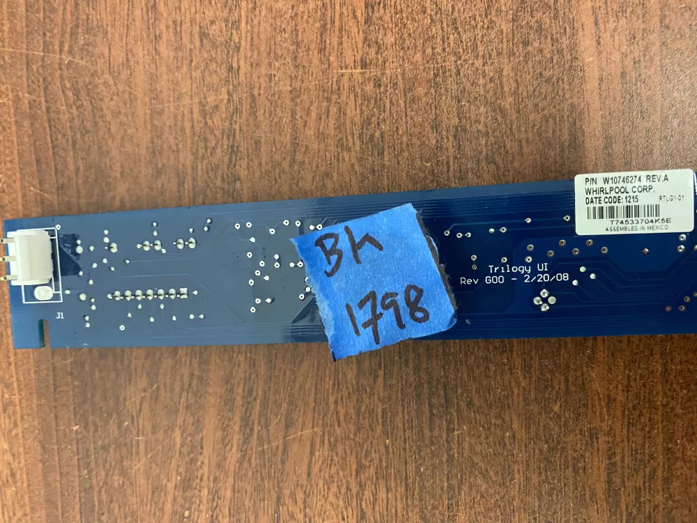 Whirlpool Maytag W10746274 Refrigerator Control Board AZ49027 | BK1798
