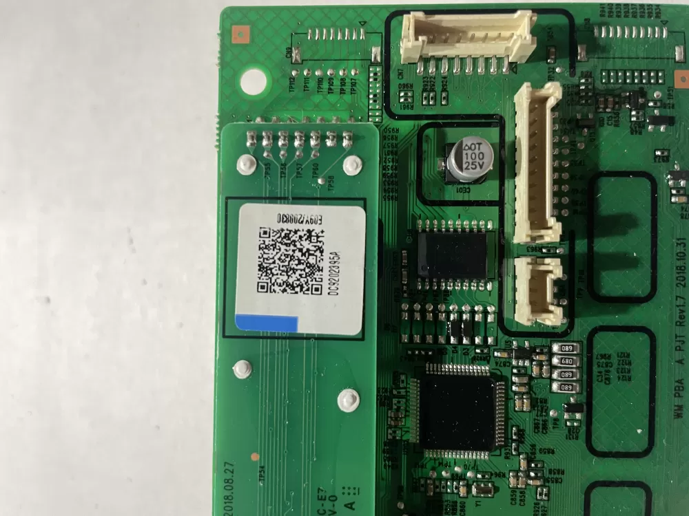 Samsung DC92-02395A Dryer Control Board AZ230353 | Wm1516