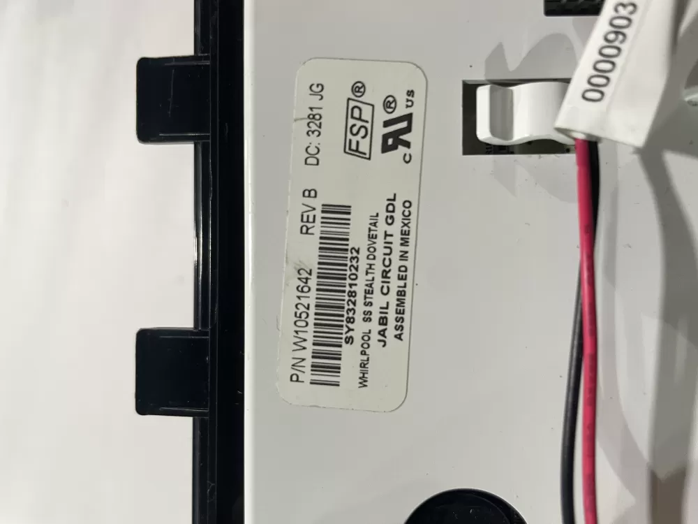 Whirlpool AP6022594 Refrigerator Dispenser Control Board AZ183439 | Wm2702