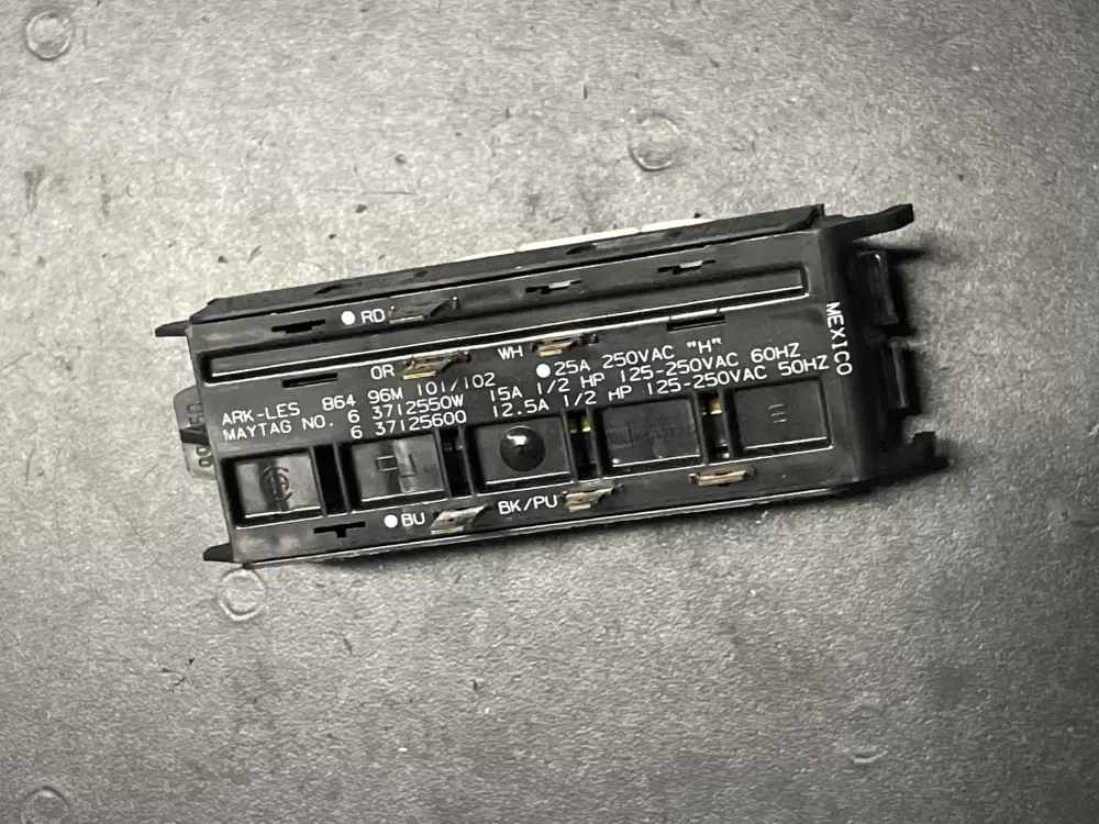 Maytag 6 3712550W  6 37125600   63712550W  637125600 