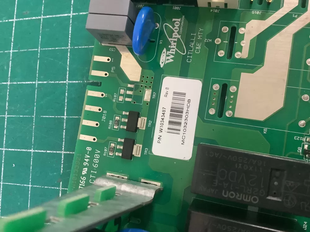 Whirlpool W10343487 Washer Control Board CCU AZ206723 | NR217