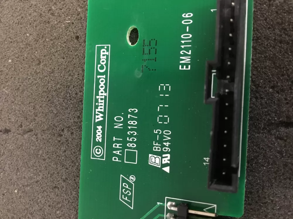 KitchenAid 8531873 Dishwasher Control Board Interconnect AZ89065 | NR1152