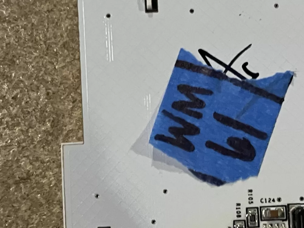 GE 308D1567G019 WH22X34919 AP7194382 Washer Control Board Panel AZ27148 | WM61