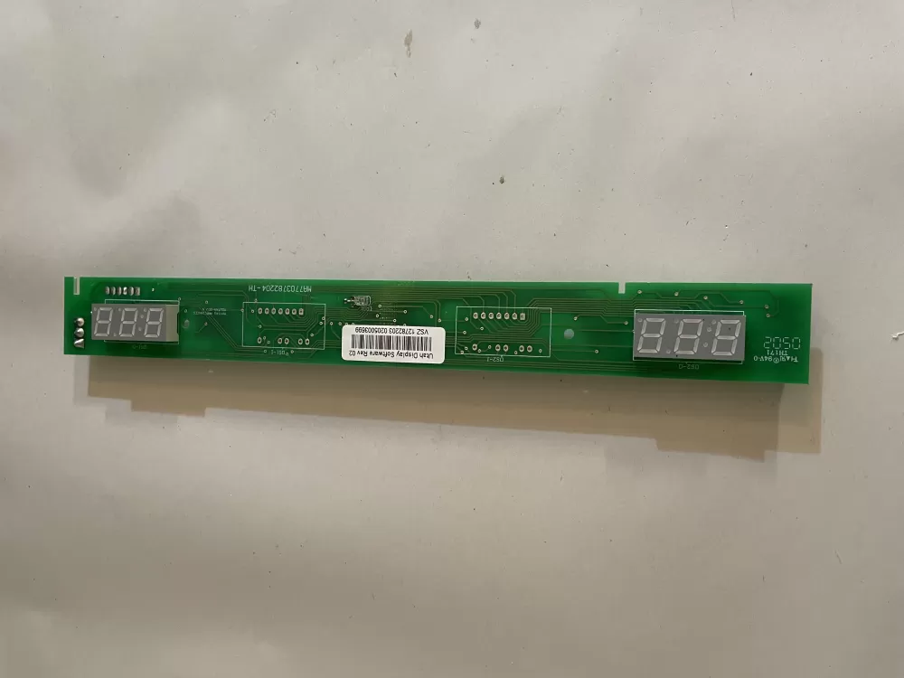 Maytag  KitchenAid  Jenn-Air  Admiral  Dacor  Kenmore WPW10207861  AP6017093  W10207861  12782203  12782203SP  12782205  12782205SP  1468995  67005397  67005400  8208269  PS11750388  MA7703782204-TH Refrigerator Control Board Temp Display