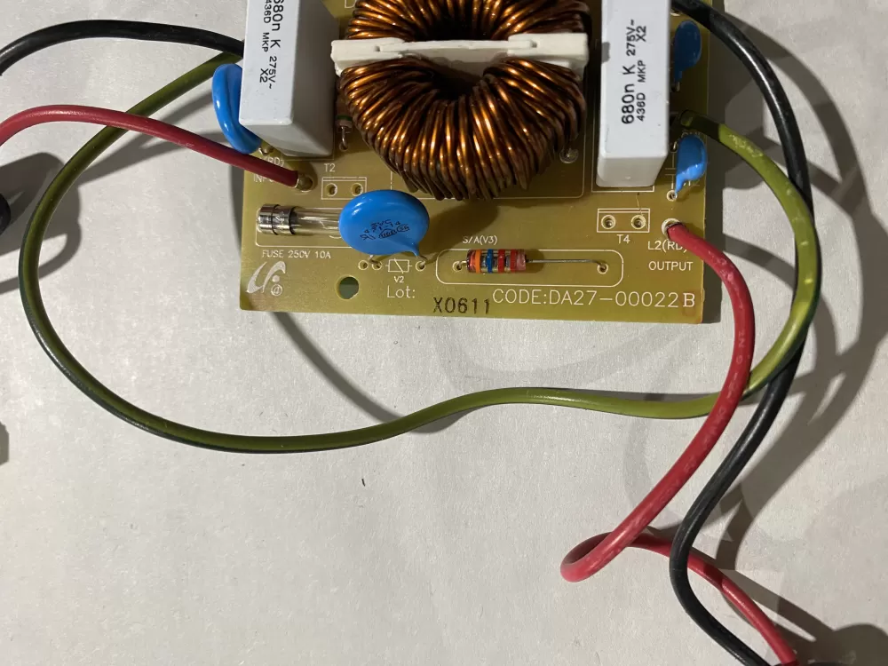 Samsung 00043D 00022B Refrigerator Control Board Noise Filter AZ190686 | BK100