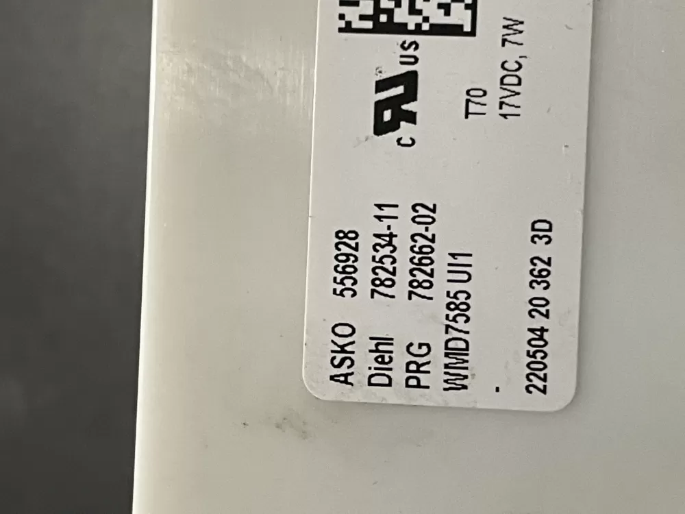 GORENJE Asko 556928 WMD7585 UI1 UI Display Control Board AZ9274 | WMV243