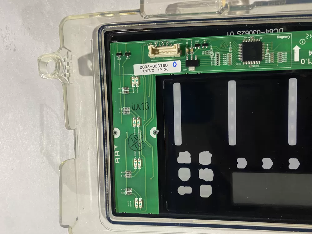 Samsung DC92-01607J DC94-06643A Dryer UI Control Board AZ189721 | BK86