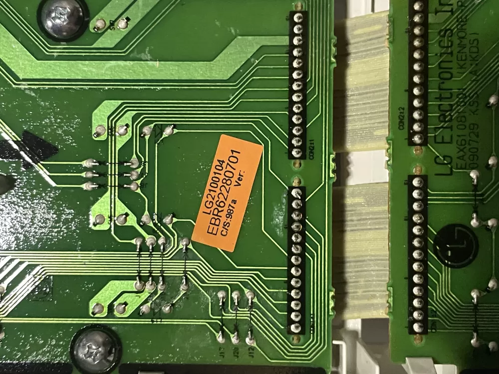 Kenmore LG Whirlpool EBR62280701 Washer Control Board AZ30724 | WM201