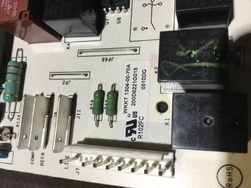 GE 200D2260G008 AP7188100 Refrigerator Control Board AZ112034 | NR2121