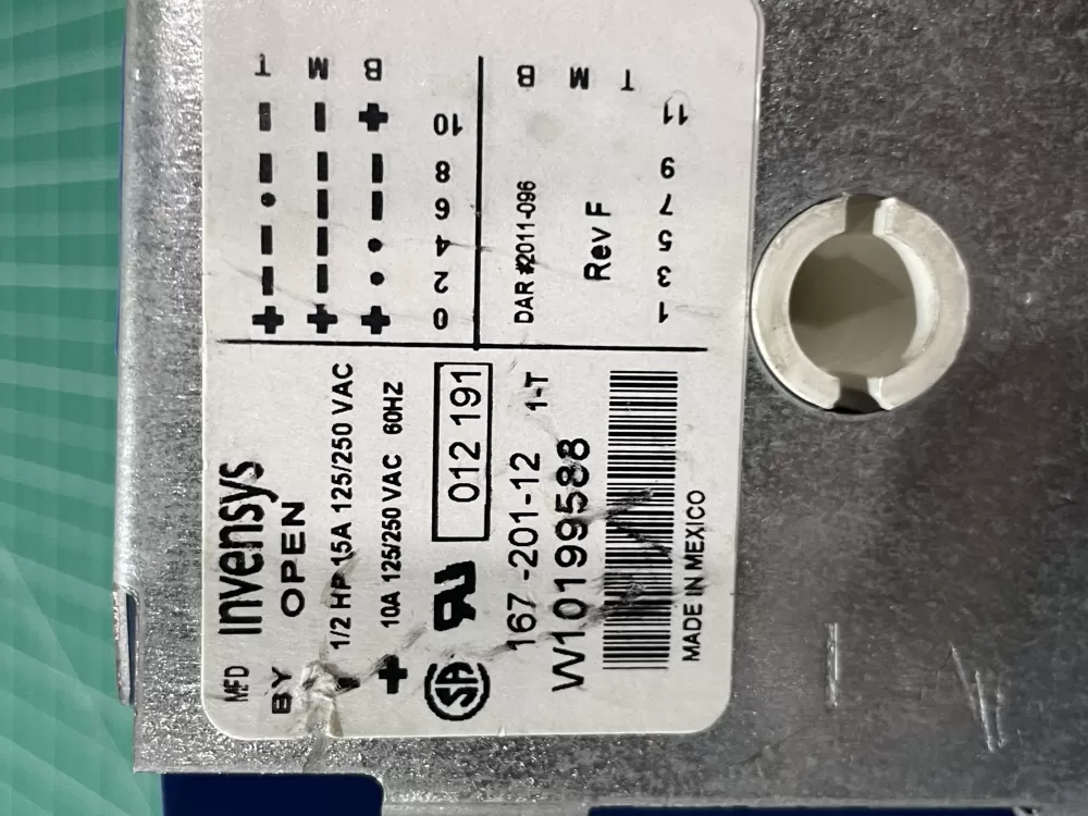 Whirlpool W10039490 W10199588 Dishwasher Magic Chef Timer AZ189912 | Wm807