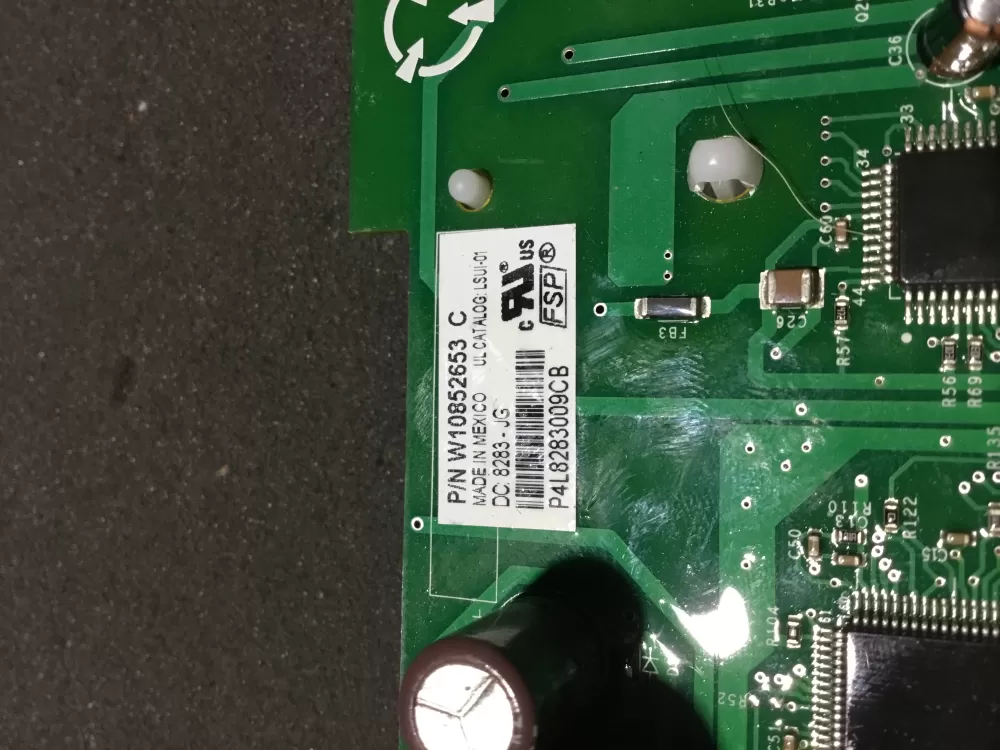 Whirlpool W10852653 Washer Control Board LCD Display Interface AZ88392 | NR1150