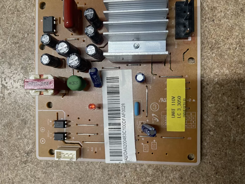 Samsung 110017 DA92 00483C Refrigerator Control Board Inverter AZ10602 | KM1587