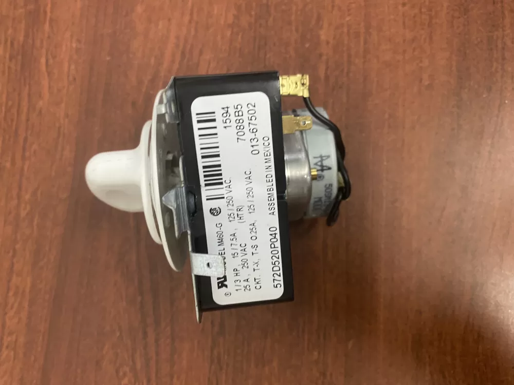 GE 572D520P040 WE4M383 Dryer Timer AZ46667 | BK1782