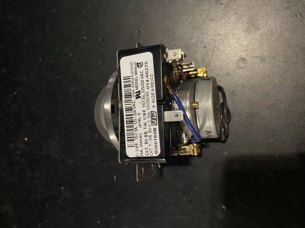 Whirlpool 8566184A 8566184 WP8566184 AP6013380 8566184R PS11746606 Dryer Timer