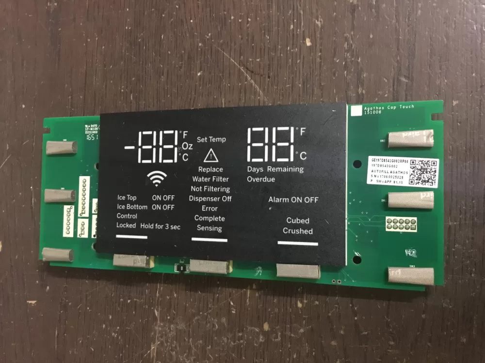 GE 200D5948P011 Refrigerator Display UI Control Board AZ17300 | NR30