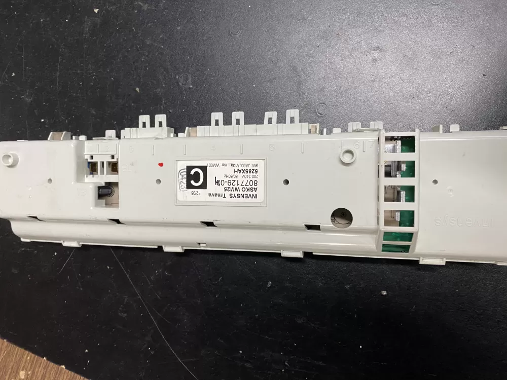 Asko 8077129-04 5285XAH W6342 Washer Control Board AZ5806 | BKV12