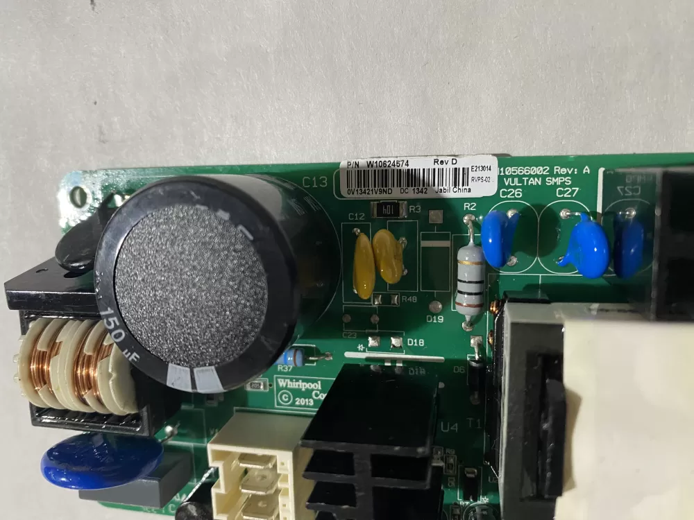 Whirlpool KitchenAid W10624574 Refrigerator Control Board AZ193296 | BK2149