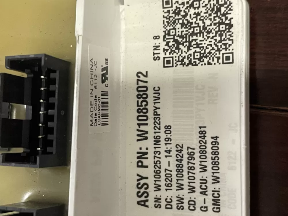LG W10916666 W10858072 Washer Control Board AZ98597 | Wm1621