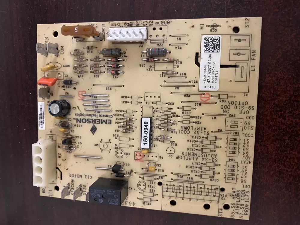 Rheem Air Handler Control Board 47-102077-02-04 156-9735 AZ32879 | BK1682