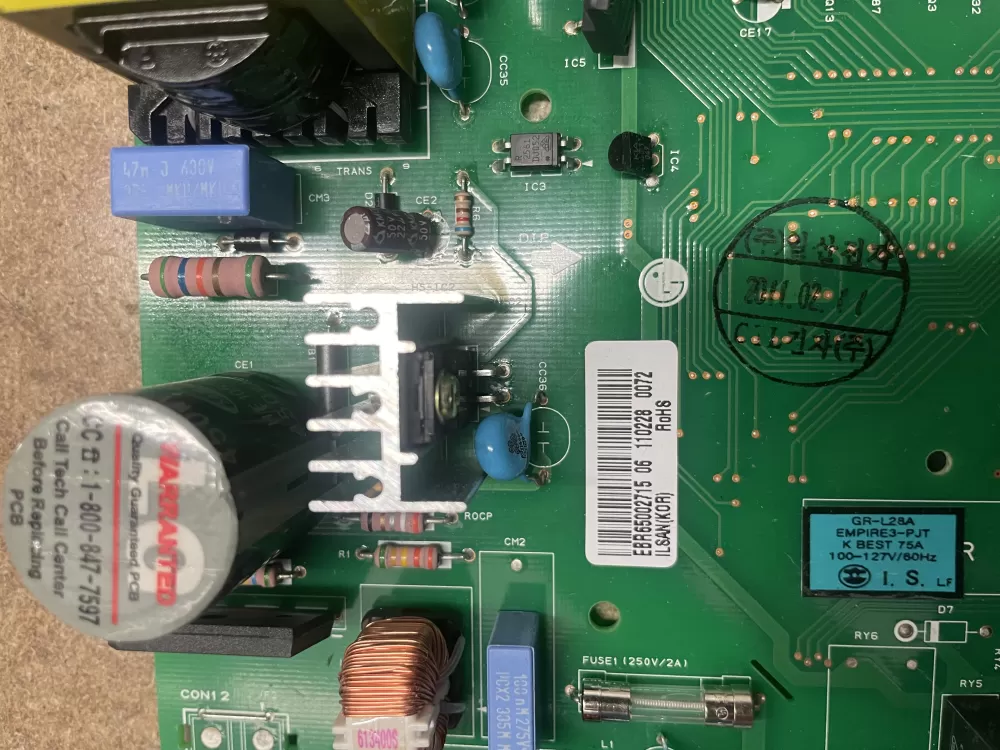LG Kenmore EBR65002709 EBR65002715 Refrigerator Control Board AZ5498 | KM1457