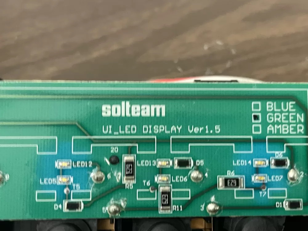 Whirlpool SOLTEAM U1_LED DISPLAY Refrigerator Control Board AZ99573 | Wm1024