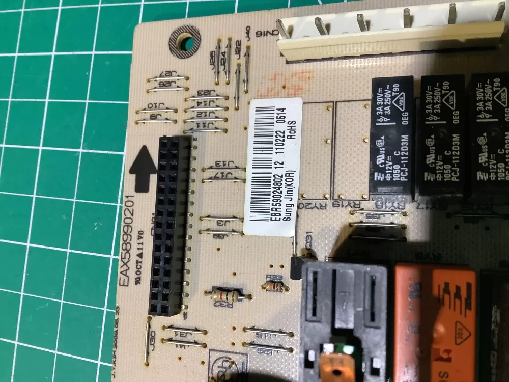 LG EBR59024802 Microwave Relay Board AZ130313 | NR2332