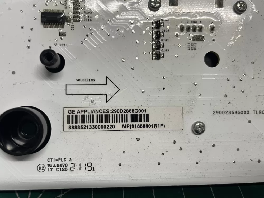 GE 290D1525G601 290D2860G002 290D2868G001 Washer Control Board AZ203101 | Wmv904