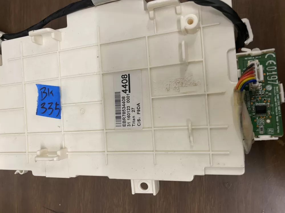 LG EBR78534408 Washer Control Board User Interface AZ29881 | BK335